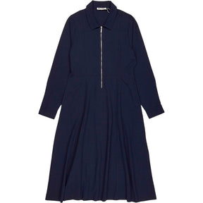 Baukjen Navy Mariposa Ponte Midi Dress