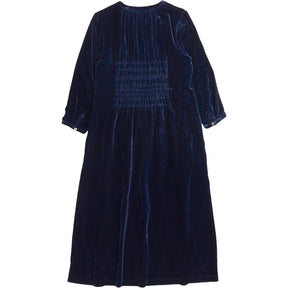 Wyse Teal Bree Silk Blend Velvet Dress