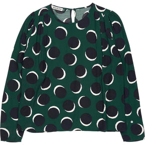 Baukjen Green Polka Dot Blouse