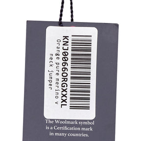 Charles Tyrwhitt Orange Merino V-Neck Jumper