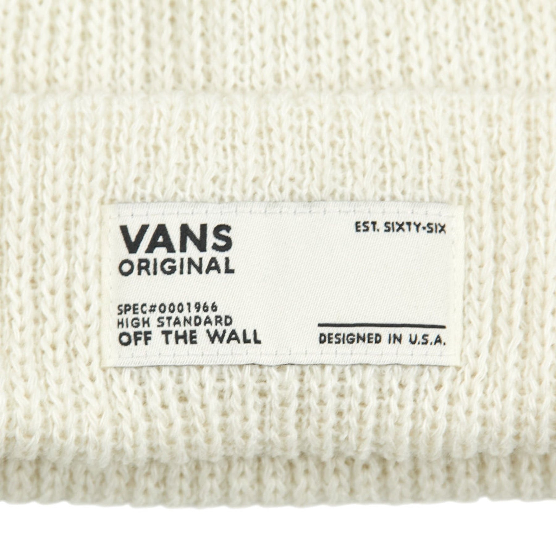 Vans Cream Knit Beanie