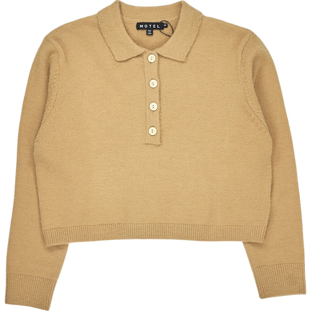 Motel Tan Tallis Knit Jumper