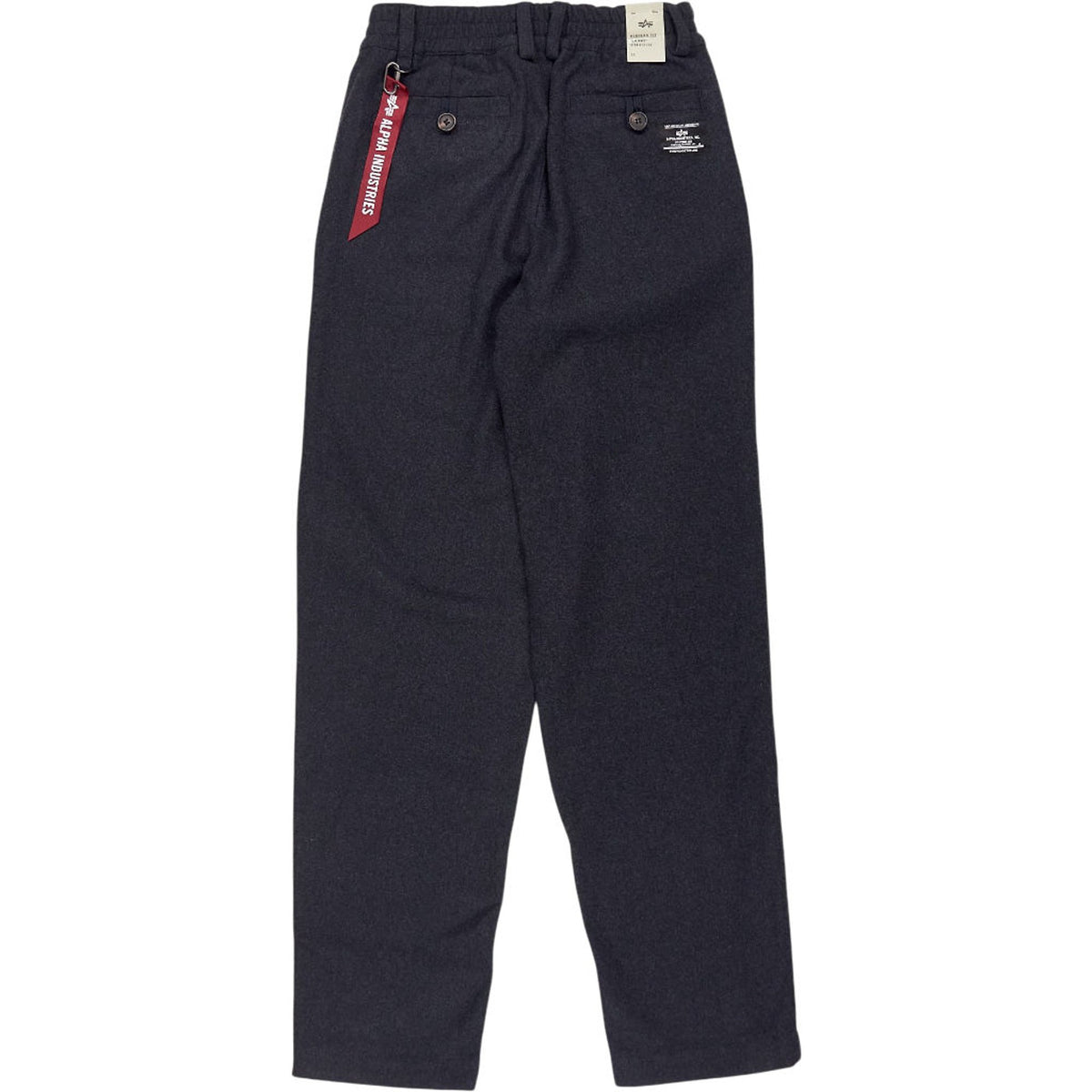 Alpha Industries Blue Wool Blend Trousers