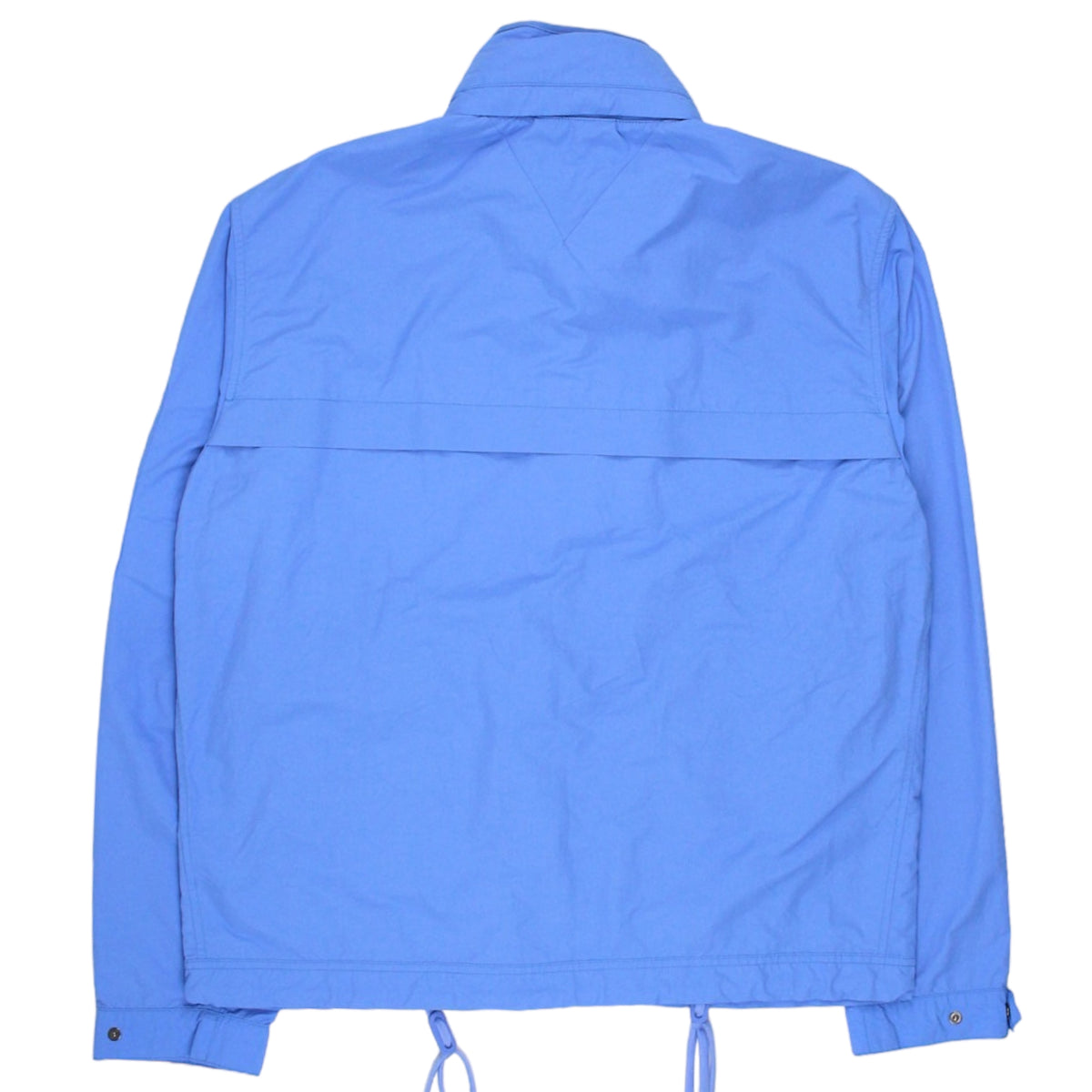 Tommy Hilfiger Blue Cotton Mix Stand Collar Jacket