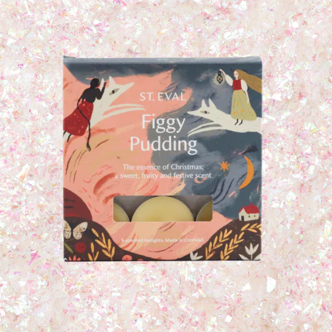 Scented Christmas Tealights - Figgy Pudding