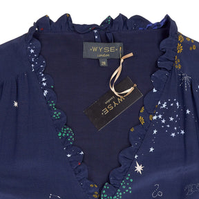 WYSE Navy Lillian Dress