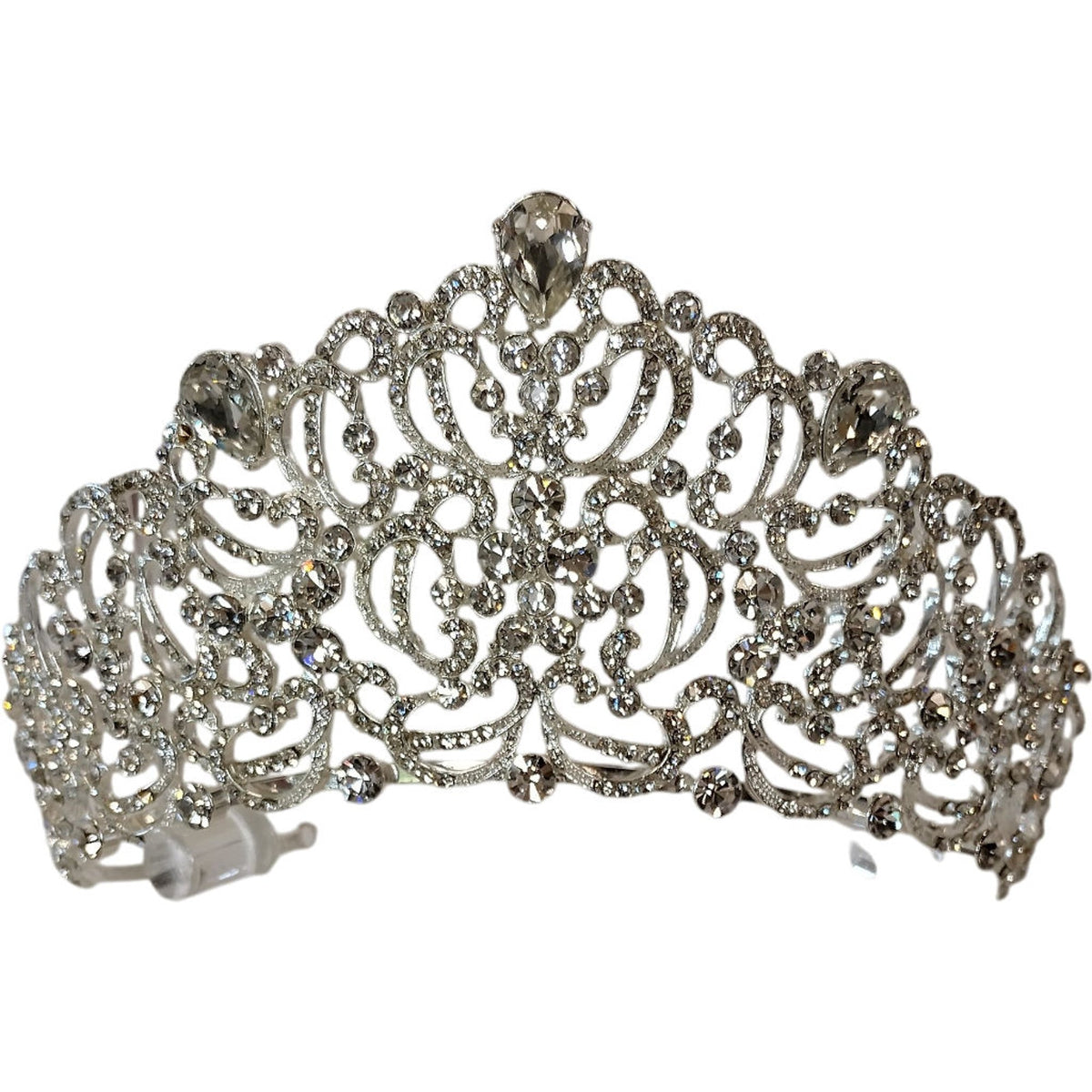 Crystal Tiara Bridal Headpiece One Size