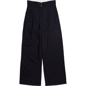 Fidos Black Wide Leg Trousers