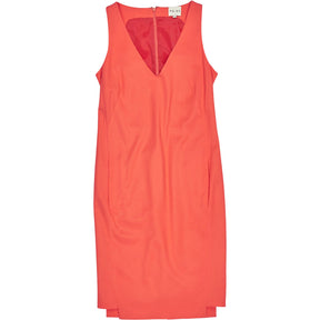 Reiss Aderyn Orange Sleeveless Sheath Dress