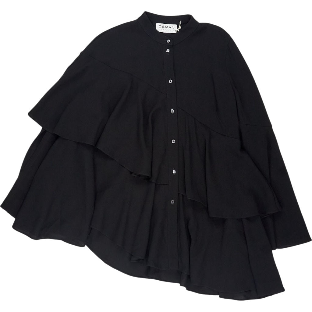 Osman Black Tiered Shirt