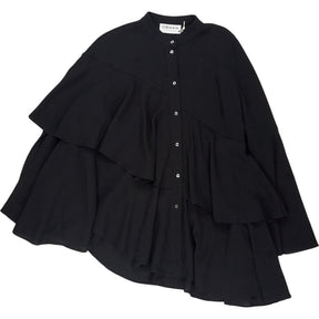 Osman Black Tiered Shirt