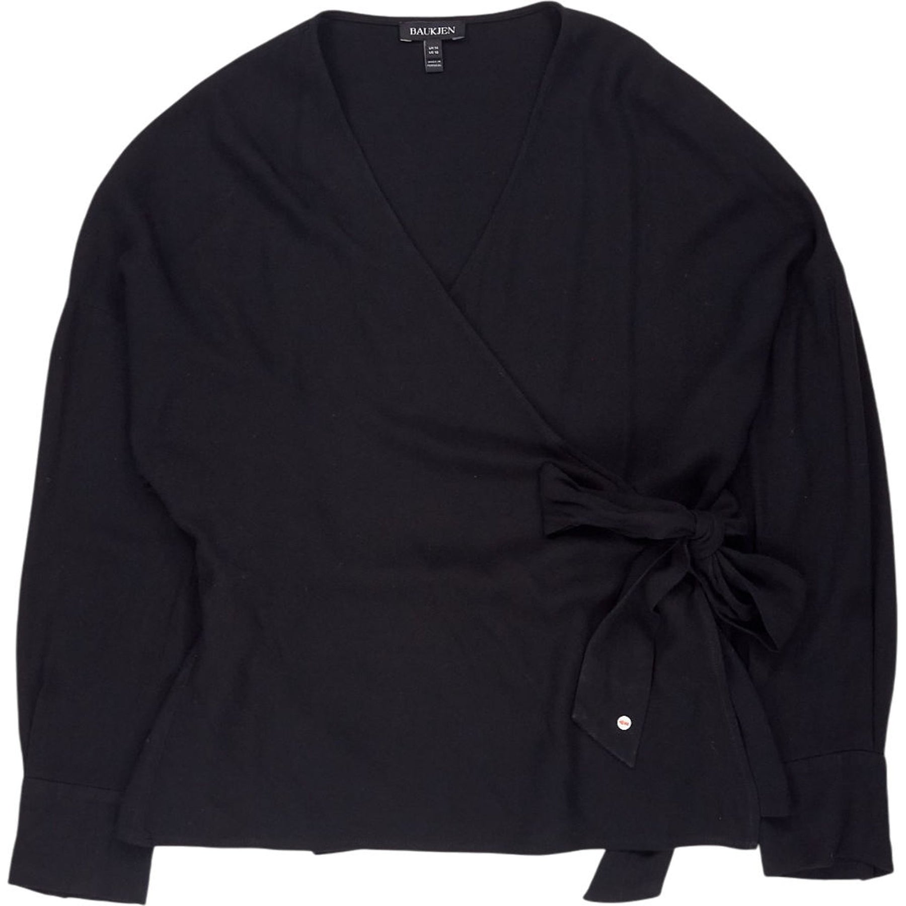 Baukjen Black Wrap Top