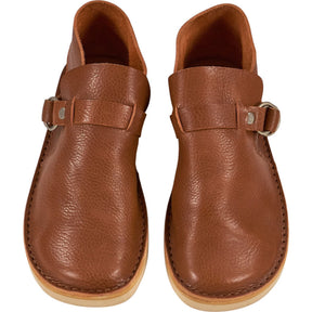 Fracap Brown Leather Slip-On Shoes