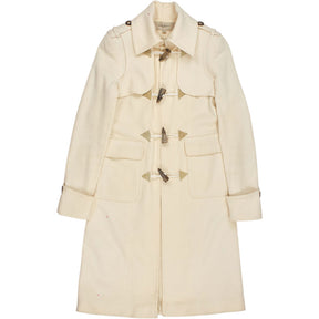 Karen Millen Cream Wool Duffle Coat
