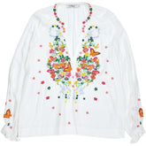 NRBY White Embroidered Top