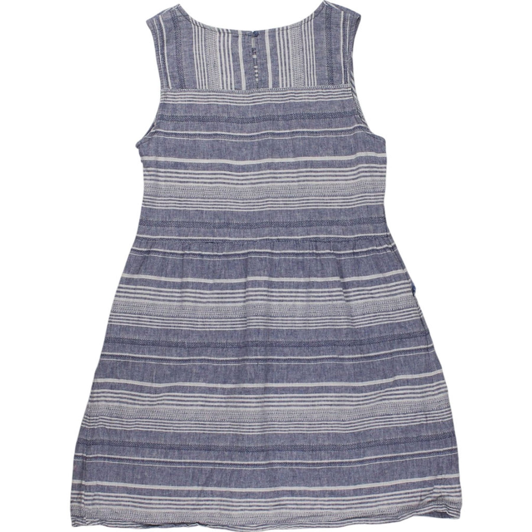 Oasis Blue Striped Sleeveless Dress