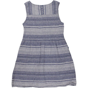 Oasis Blue Striped Sleeveless Dress