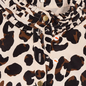 Damsel Leopard Print Frill Dress