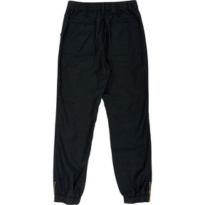 WYSE Black Lara Scallop Cargo Pants