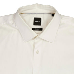 BOSS White Regular Fit Shirt Collar 16