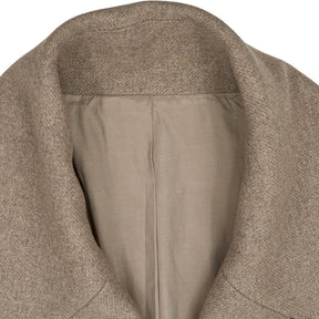 Studio Nicholson Light Brown Boxy Tailored Jacket