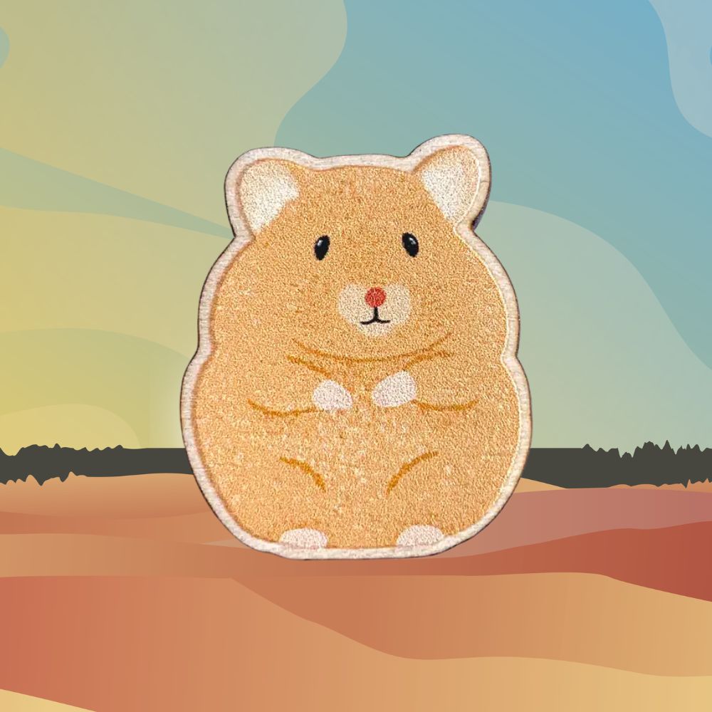 Hamster Wooden Pin
