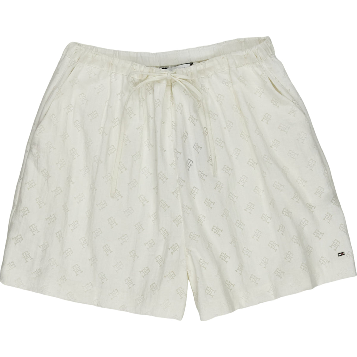 Tommy Hilfiger White Devore Shorts