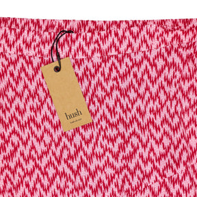 Hush Pink Zig Zag Midi Skirt