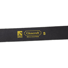 Glencroft Black Real Leather Belt