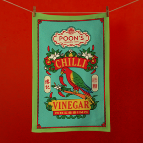 Poon's London 'Sauce Collection' Tea Towel