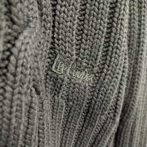 Lee Cooper Navy Blue Cable Knit Jumper