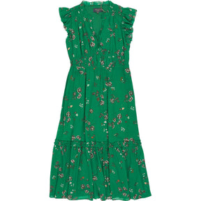 WYSE  London Green Miah Floral Dress
