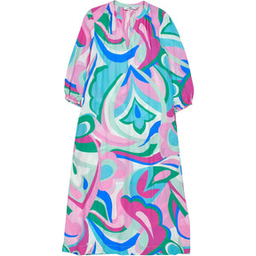 NRBY Multicolour Silk Midi Dress