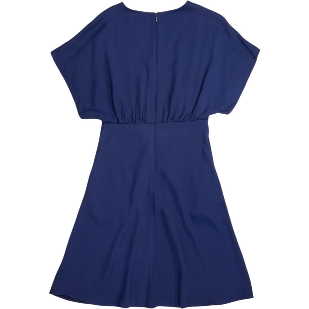 Wyse Navy V-Neck Dress