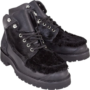 Fracap Black Wool Mix Boots