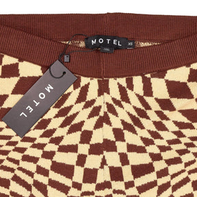 Motel Coffee Quartz Knit Trousers