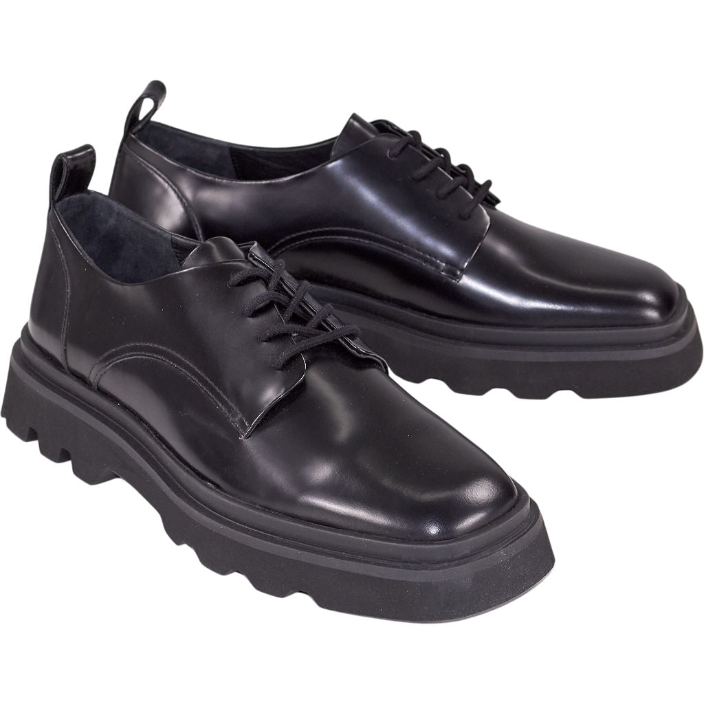 Hush Black Laurie Lace-Up Shoes