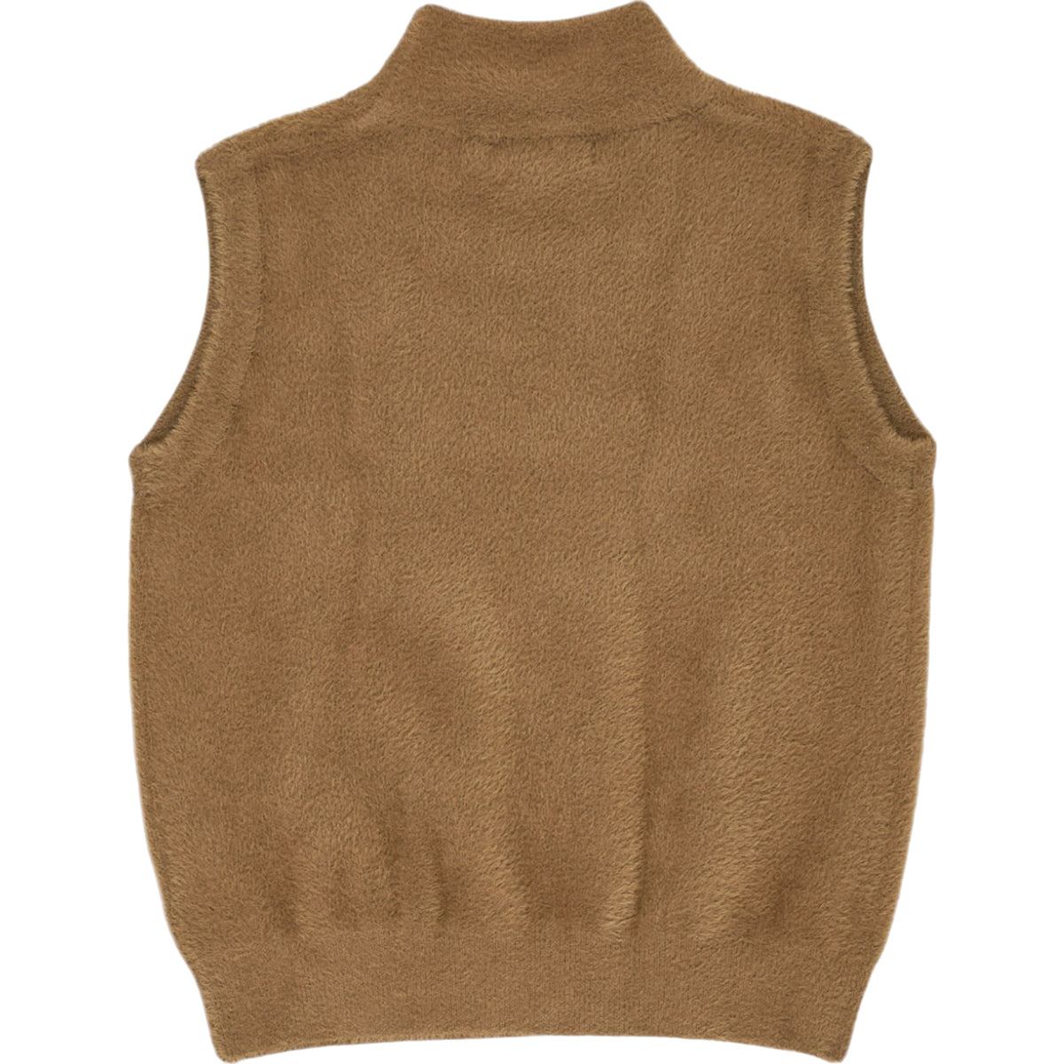 Motel Brown Knit Sleeveless Top