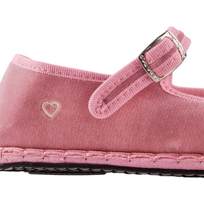 Drogheria Crivellini Pink Velvet Mary Jane Slippers