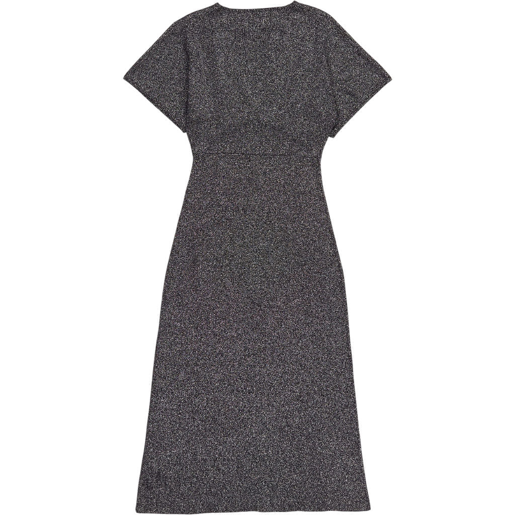 WYSE Black Metallic Caley Sparkle Dress