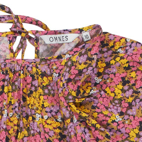OMNES Floral Puff-Sleeve Dress