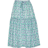 OMNES Floral Viscose Midi Skirt