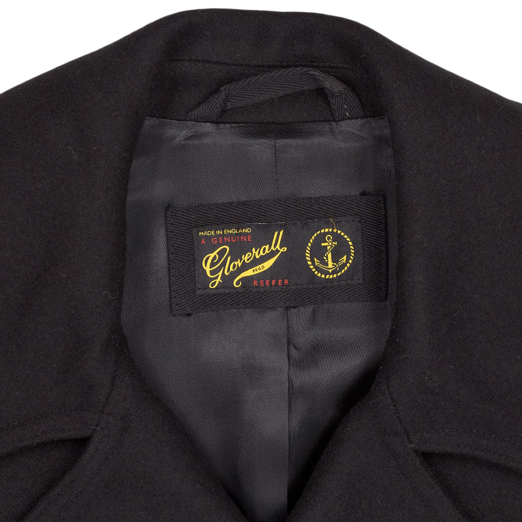 Gloverall Black Reefer Coat