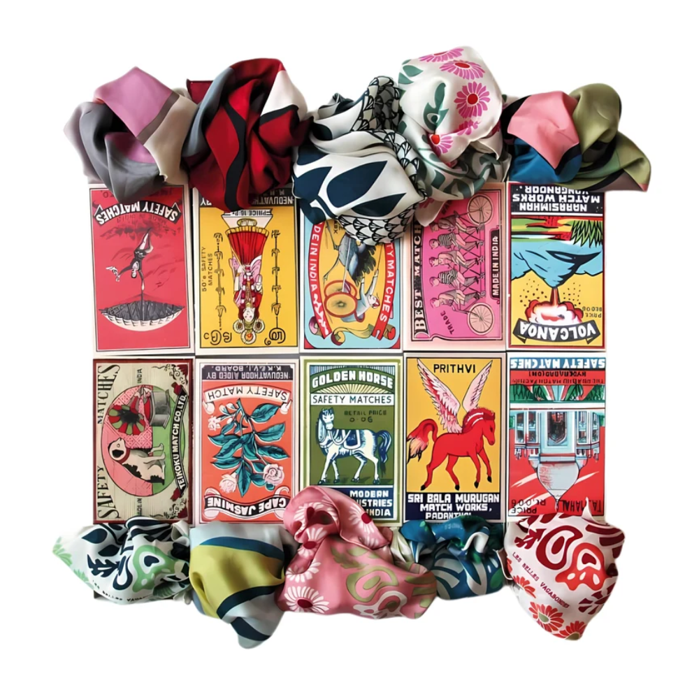 Mini Silk Scarf in a Gift Box