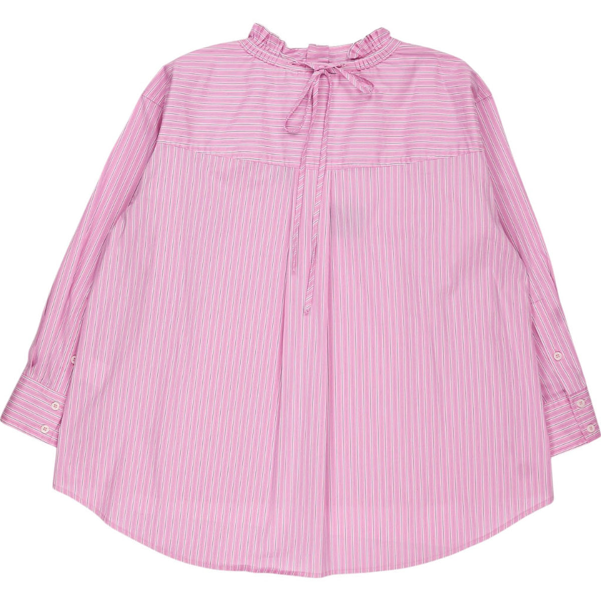 Wyse Pink Ivory Stripe Odette Blouse
