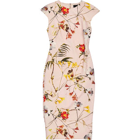 Ted Baker Pink Floral Pencil Dress