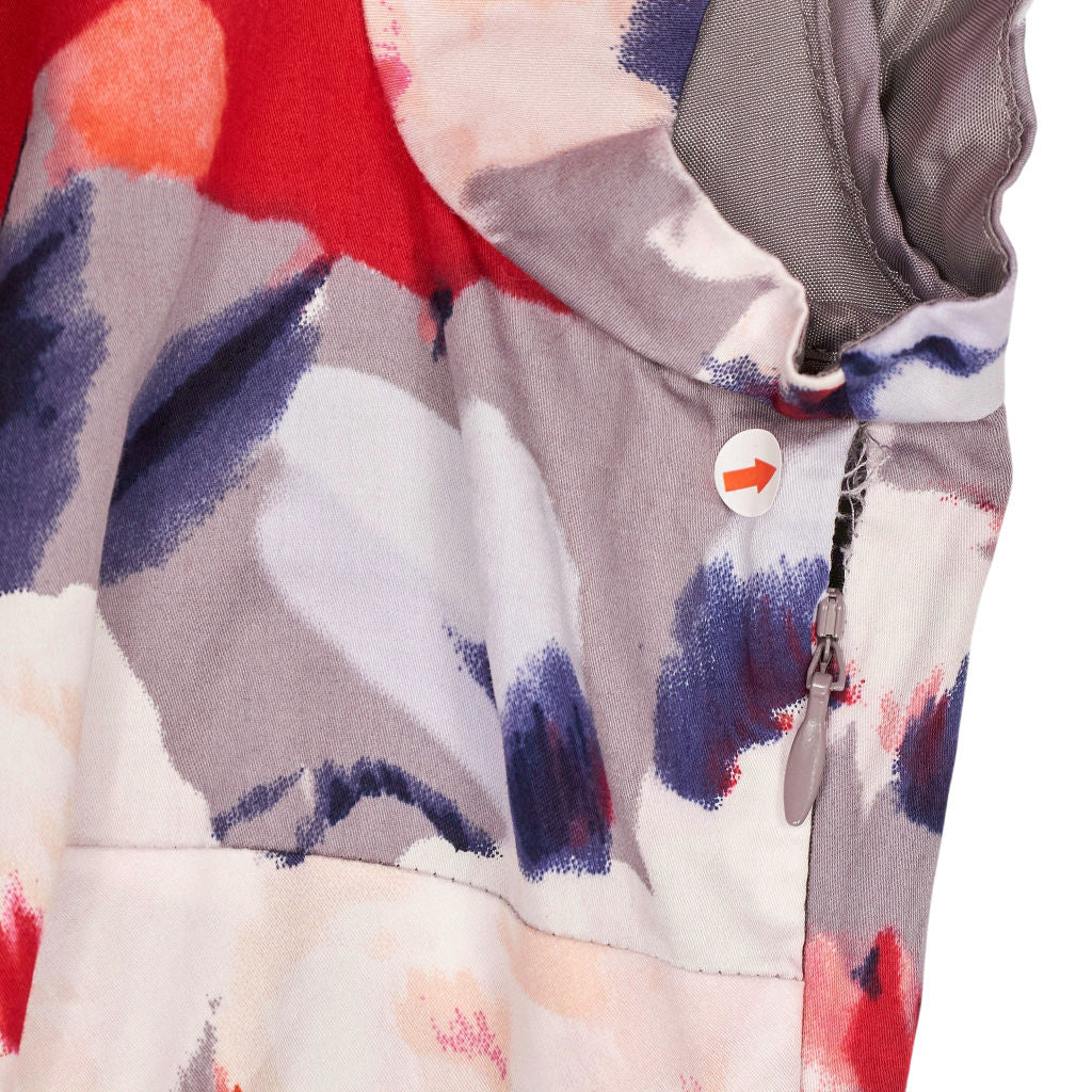 Monsoon Grey Multi Floral Print Dress