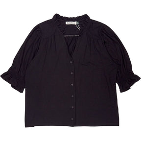 Baukjen Black Nola Short Sleeve Blouse