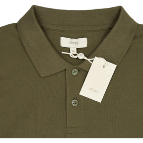 Moss Khaki Short Sleeve Polo Shirt