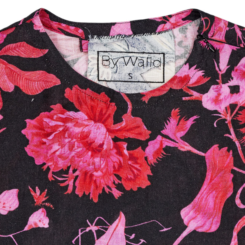 By Walid Pink Floral Top